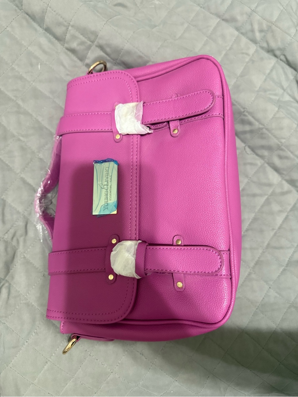 Women's Pink Crossbody Satchel Bag